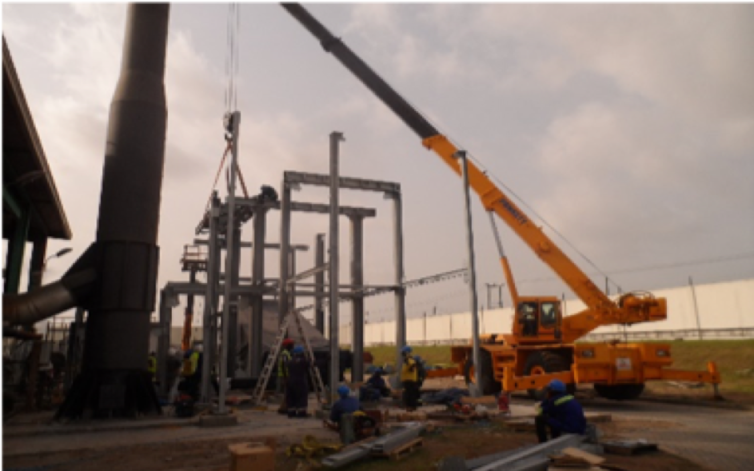 Case Study – Site Supervision & Construction Support for Boiler Canopy Steel Structure